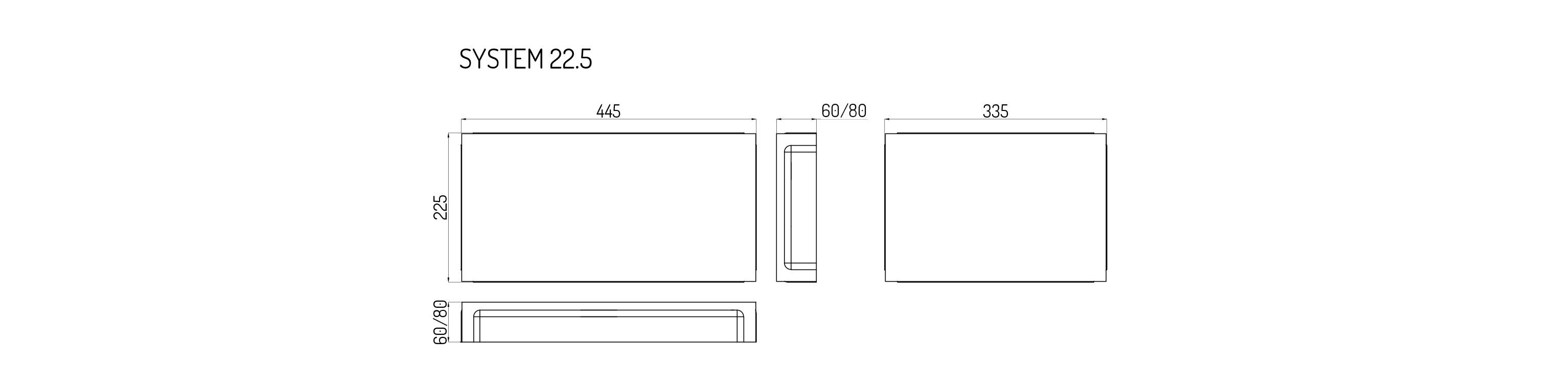 system płyta wymiary