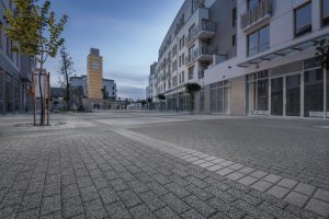 Kostka brukowa w szarościach